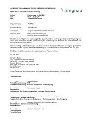 Protokoll der Gemeindeversammlung vom 26.05.2011