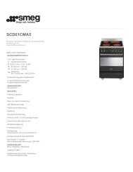 SCD61CMA5 - Smeg