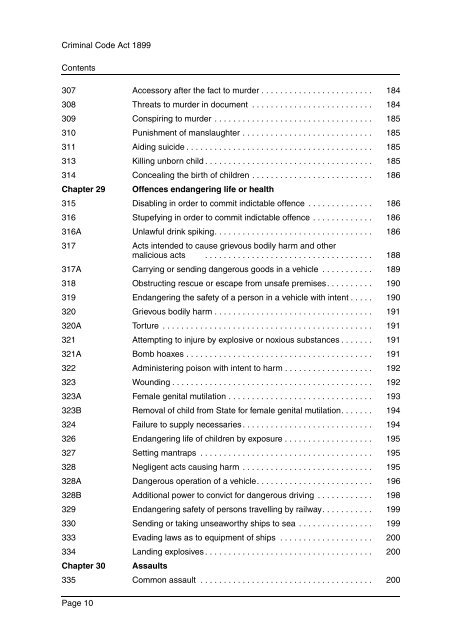 Criminal Code Act 1899 - Queensland Legislation