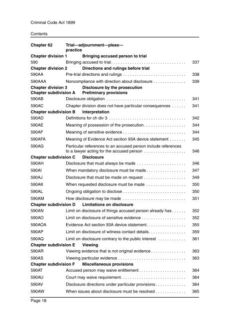 Criminal Code Act 1899 - Queensland Legislation