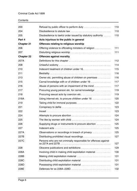 Criminal Code Act 1899 - Queensland Legislation