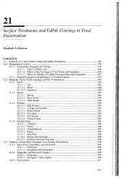 21 Surface Treatments and Edible Coatings in Food Preservation