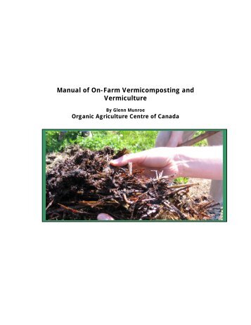 Manual on Vermiculture and Vermicomposting - Centre d'agriculture ...