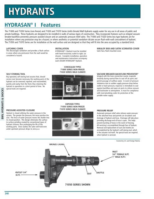 Hydrants - Josam