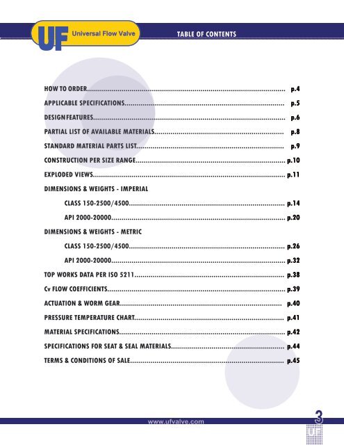 Universal Flow - Trunnion Ball Valves brochure - ShipServ