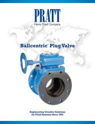 Ballcentric® Plug Valve - Henry Pratt Company