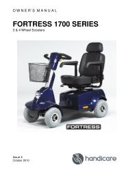 FORTRESS 1700 SERIES - Handicare