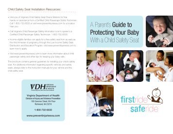 Child Safety Seat Installation Resources - Virginia Department of ...