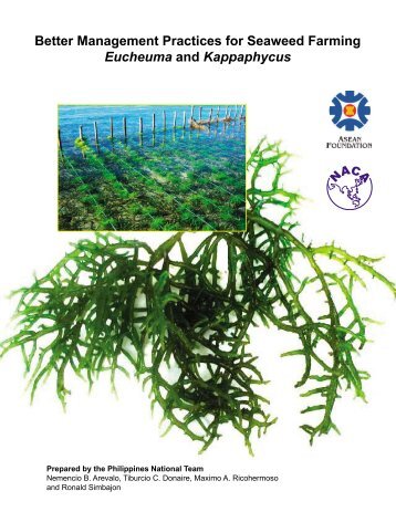 Better Management Practices for Seaweed Farming ... - Library