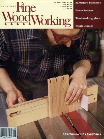 October 1992, No. 96 us $5.95 Canada $6.95 uK £3.60 - Wood Tools