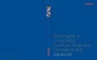Fine English & Continental Furniture, Silver and Decorative Arts 09 ...