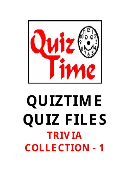 Quiztime UK - Chris's Quiztime & Quizerama