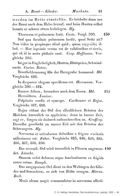 C. G. Helbig, Heraklides. Die Muskatennuss ... - Beat Hanselmann