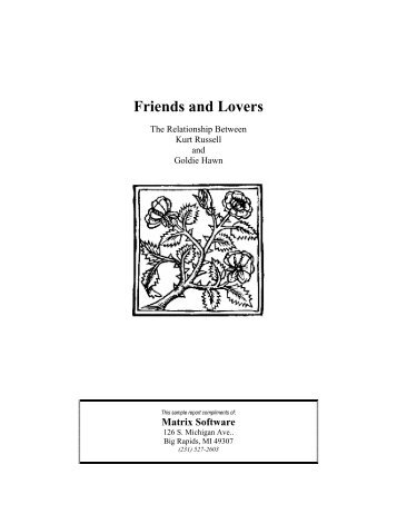 Friends and Lovers - Matrix Astrology Software