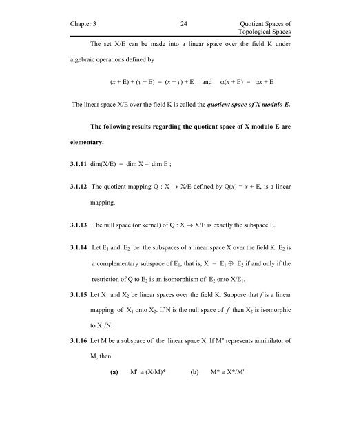 chapter 3 quotient spaces of topological spaces