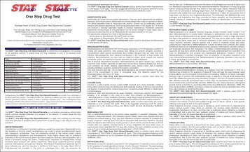 One Step Drug Test - Micro Distributing