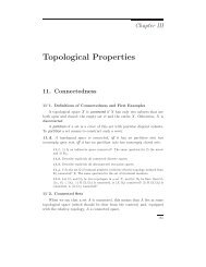 Chapter III. Topological Properties