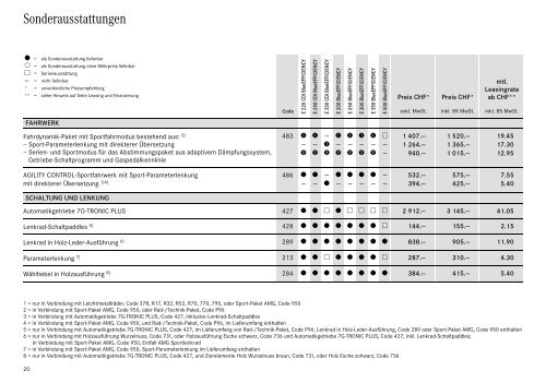 Download E-Klasse Cabriolet Preisliste (PDF)