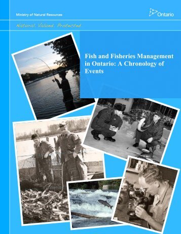 Fisheries Management in Ontario - Ministry of Natural Resources