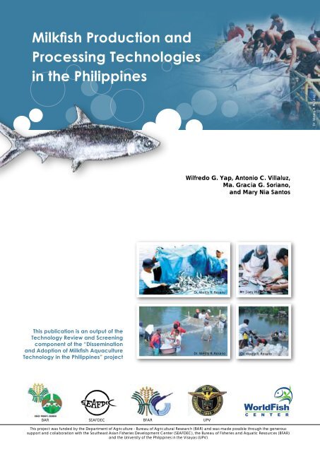 Milkfish Production and Processing  - WorldFish Center