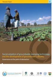 Social adoption of groundwater pumping technology and the ...