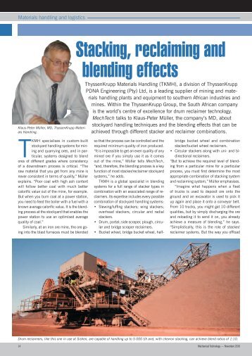 Stacking, reclaiming and blending effects - ThyssenKrupp Materials ...