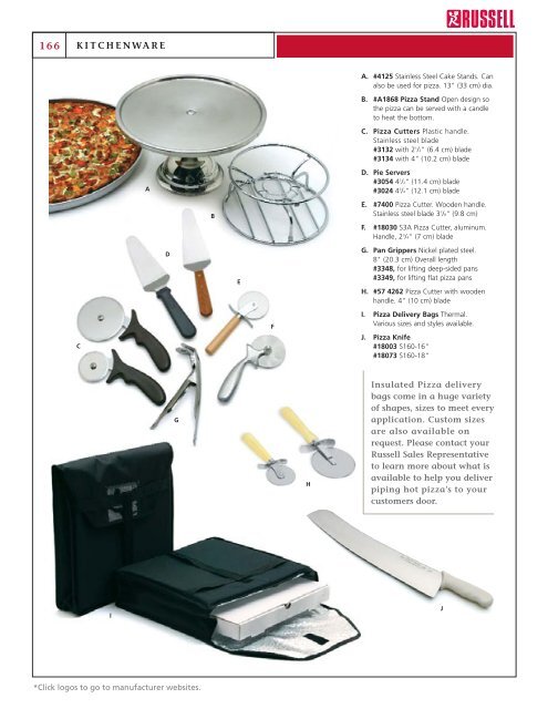 Russell Food Equipment Ltd. - Catalogue - Kitchenware