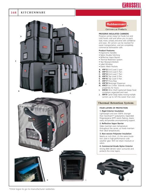 Russell Food Equipment Ltd. - Catalogue - Kitchenware