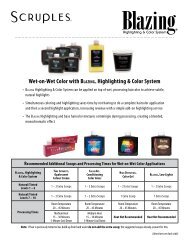 Scruples Blazing Formulation Chart