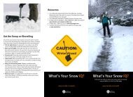 What's Your Snow IQ? - City of Burnaby
