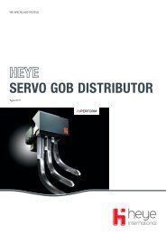 Heye Servo Gob Distributor 2171 - Heye International