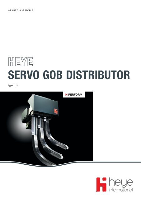 Heye Servo Gob Distributor 2171 - Heye International
