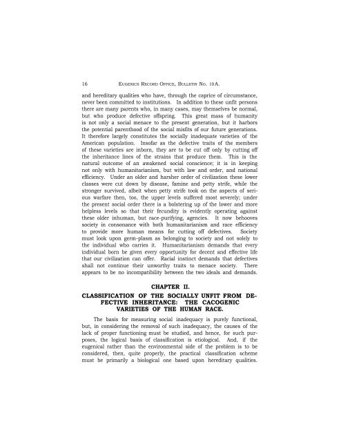 Eugenics Record Office. BULLETIN No. 10A - DNA Patent Database ...