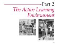 The Active Learning Environment - High/Scope Educational ...