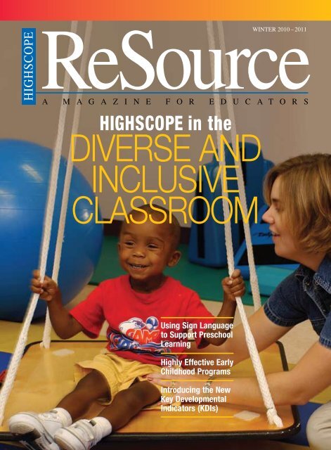 DIVERSE AND INCLUSIVE CLASSROOM - High/Scope Educational ...