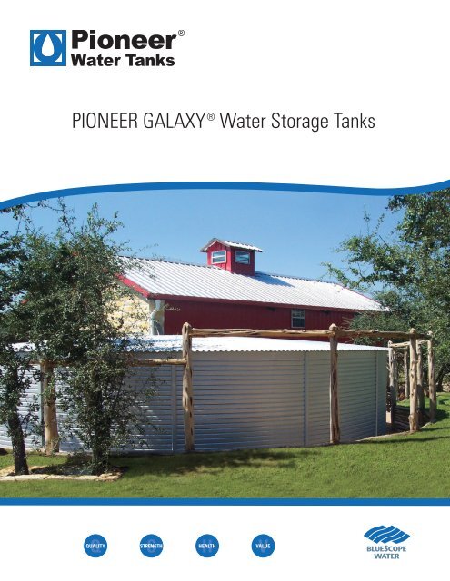 PIONEER GALAXY ® Water Storage Tanks - BlueScope Water