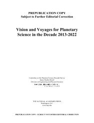 Vision and Voyages for Planetary Science in the - Solar System ...