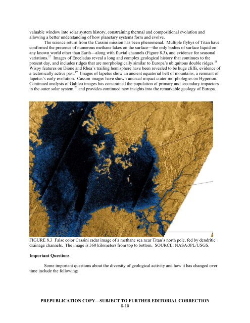 Vision and Voyages for Planetary Science in the - Solar System ...