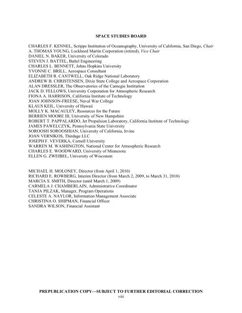 Vision and Voyages for Planetary Science in the - Solar System ...