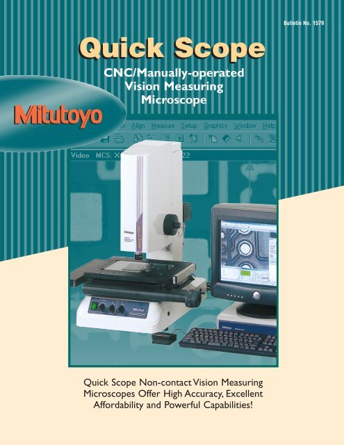 Mitutoyo Quick Scope - Measuring Solutions