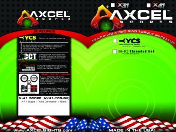 X-41 SCOPE - Axcel Sights