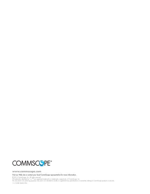 imVision™ System Manager - CommScope