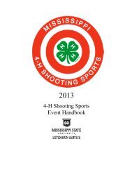 2013 4-H Shooting Sports Event Handbook - MSUcares