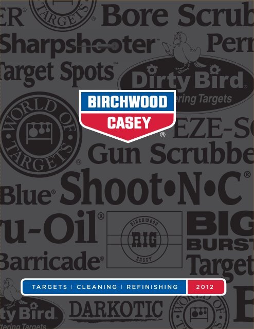 Birchwood Casey Shoot NC 8-Inch Target 30 Sheet Pack 360 Repair Pasters 2 TWO