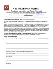 Cub Scout BB-Gun Shooting - Merit Badge Research Center
