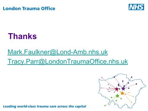 The Major Trauma Triage Tool - London Trauma Office