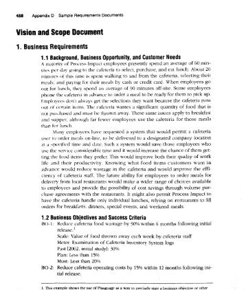 Vision and Scope Document