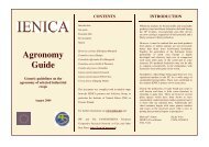 Agronomy Guide - IENICA. Interactive European Network for ...