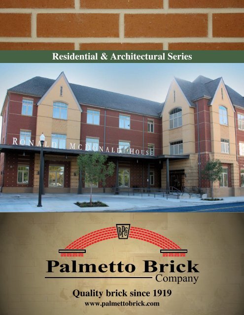Palmetto Brick Company 2012 Brochure