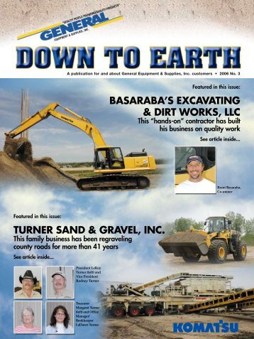 TURNER SAND & GRAVEL, INC. BASARABA'S EXCAVATING ...